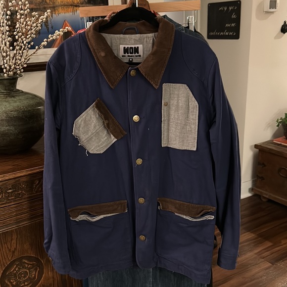 Men’s Woolf Originals New York  WON Deconstructed Corduroy Cotton/Canvas Jacket - Picture 10 of 14